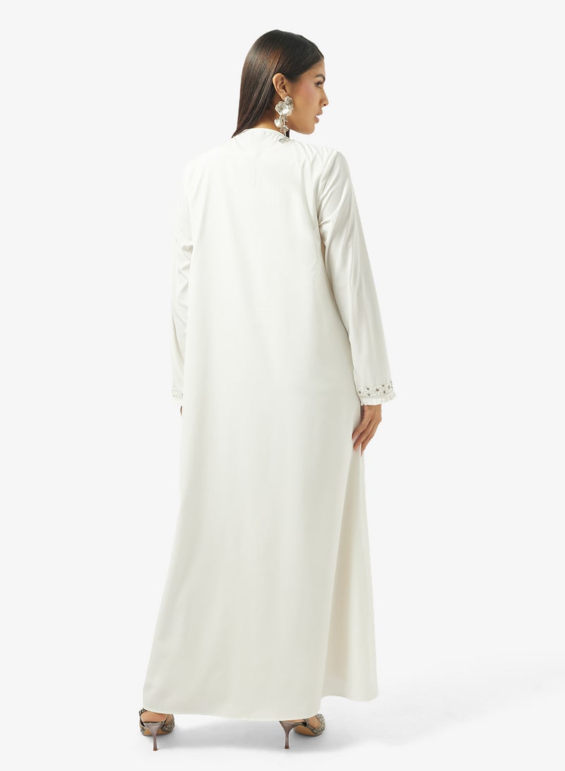Khizana Embellished Abaya - Image 2